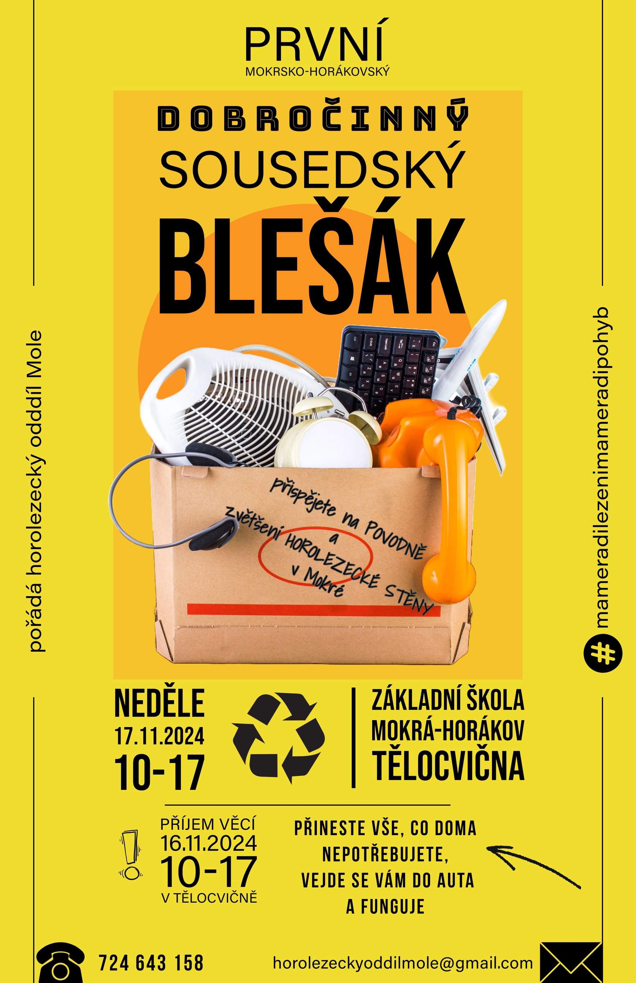 Dobročinný sousedský blešák